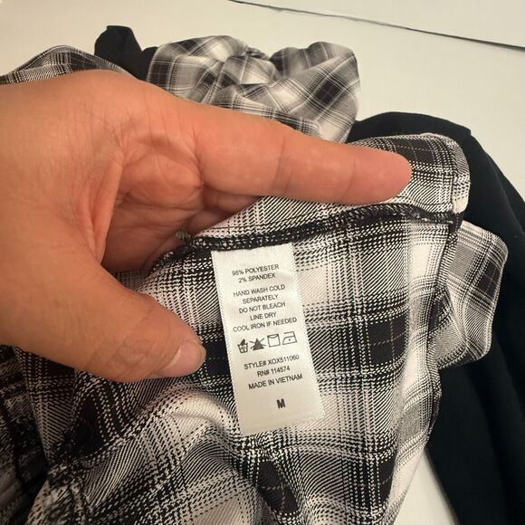 Pleione Cropped Peplum Milkmaid Puffy Long Sleeves size M - Picture 4 of 6